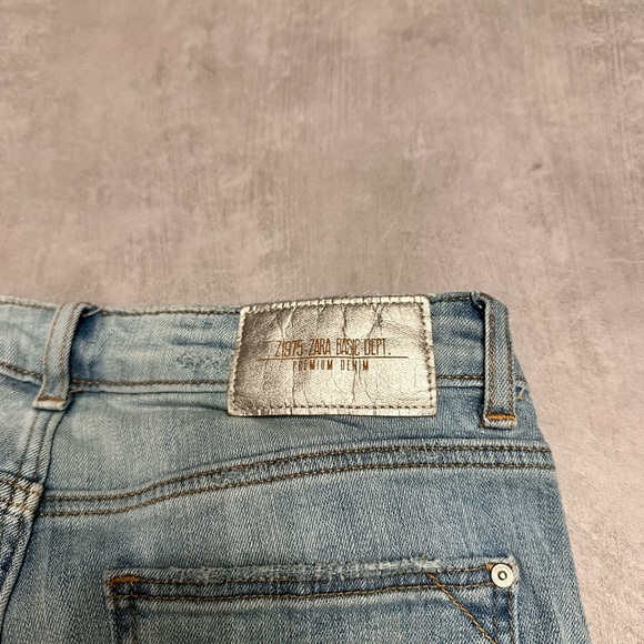 Zara denim pants, light blue - Picture 4 of 4